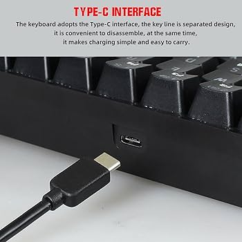 Amazon.co.jp: RGB メカニカルキーボード、61 (赤みがかった黒